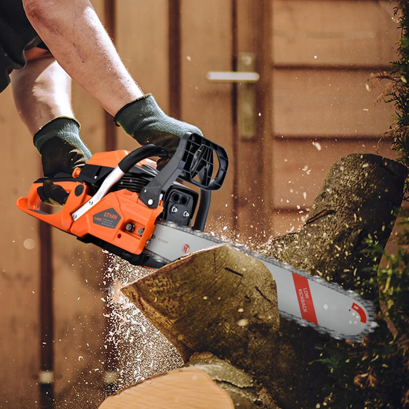 62Cc Gas Powered Chainsaw 2-Cycle Gasoline Chain Saw with 20-Inch Guide Bar Cord gallery
