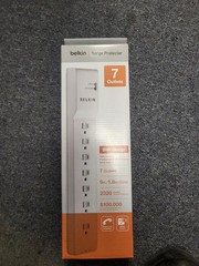 Belkin 6ft 7 Power Surge Protector/Power Strip 2320 Joules