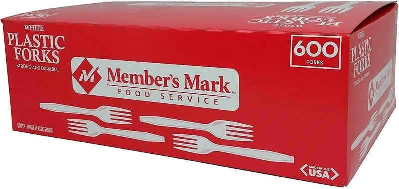 Member's Mark White Plastic Forks (600 ct) gallery
