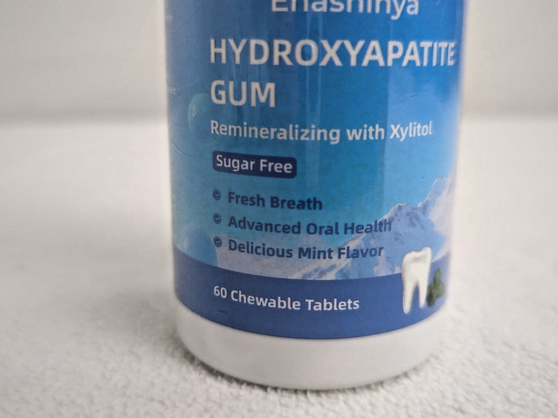 Hydroxyapatite Gum Chewable Tablets Oral Health Bad Breath Halitosis Ph Balance gallery
