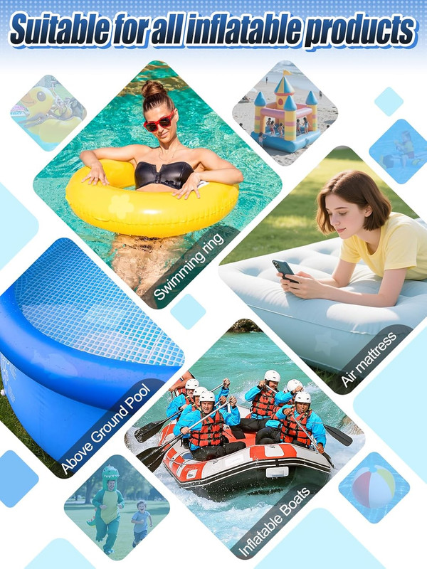 Exlarge Clear Pool Liner Repair Patch - 4Ft X 2.8Ft Self-Adhesive PVC Vinyl Patc gallery