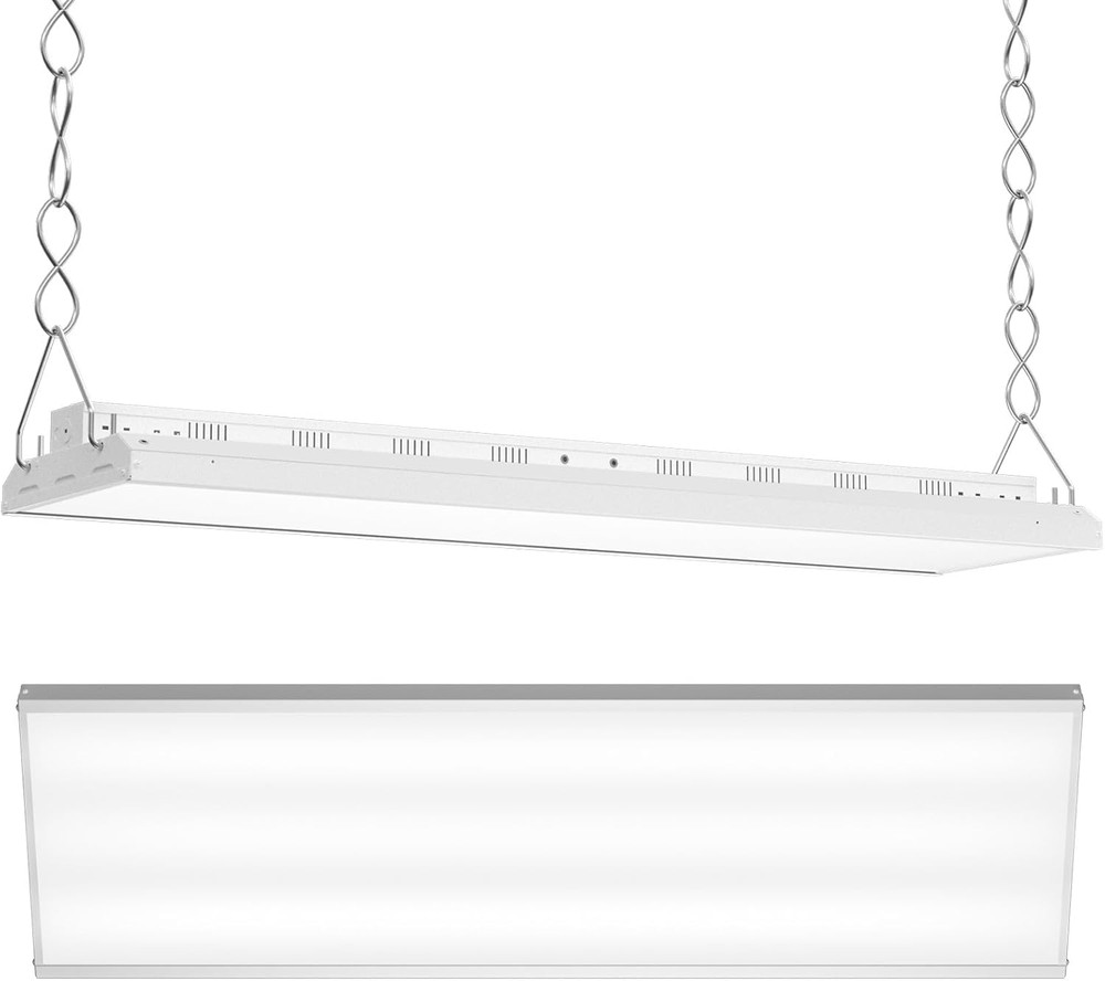 210W 4FT LED Shop Light, 28350LM, Dimmable, 5000K, 2-Pack for Garage/Office