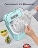 Portable Countertop Ice Maker Machine 26Lbs/24H 9 Cube Bullet Cubes Basket Scoop gallery