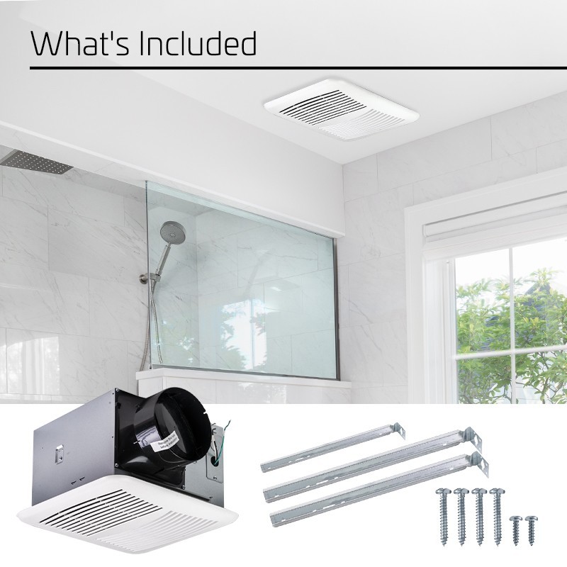 150 CFM ACiQ Select Efficient Bathroom DC Exhaust Fan, Quiet Ceiling/Wall Venter gallery