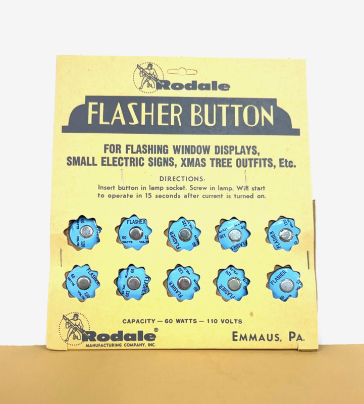 Winker FLASHER Twinkle BLINKING 60W 120V 60 Watts MADE IN USA Rodale NEW 1008 gallery