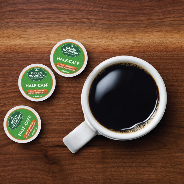 Green Mountain Coffee Roasters Half Caff Coffee, K-Cup Pods, Medium Roast, 24ct gallery