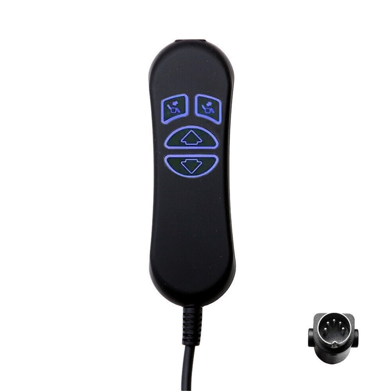 4 Button 5 Pin Lift Chairs Hand Control Power Recliner Remote Switch DL-SK-109-2 gallery