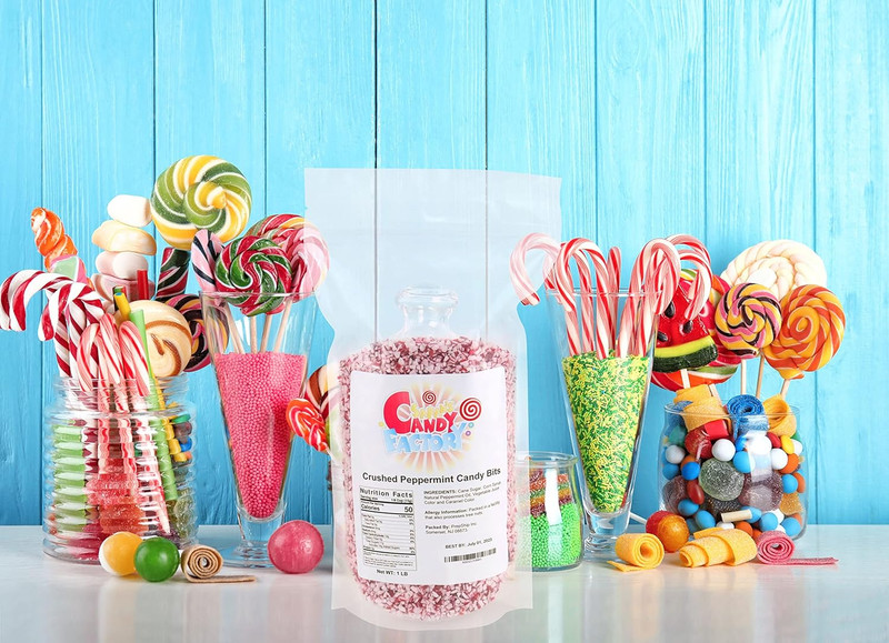 Crushed Peppermint Candy Bits 1 lb Jar by Sarah’s Candy Factory gallery