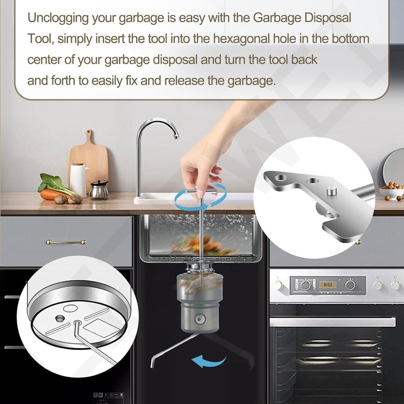 Universal Garbage Disposal Brush Kit For Waste King and Moen Garbage Disposals gallery