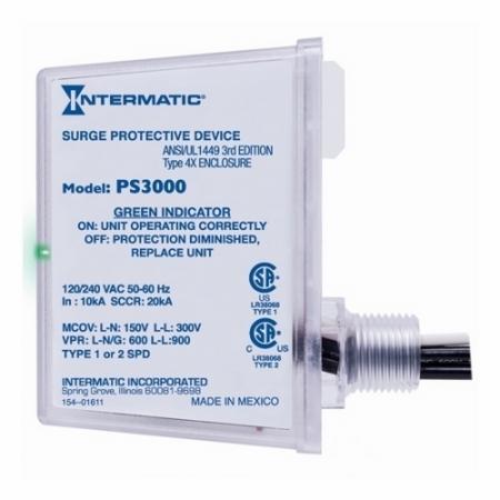 Intermatic PS3000 Surge Protective Device 120/240 VAC 3-Year Warranty gallery