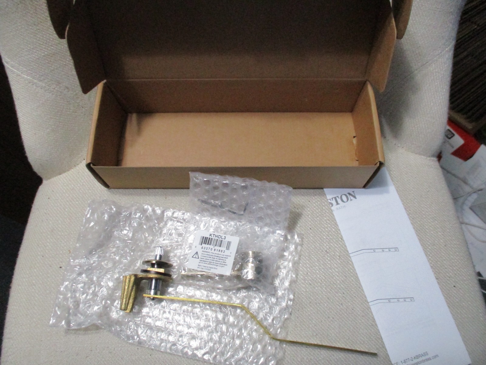 Kingston Brass KTDL3 - Front Mount Toilet Tank Lever, Antique Brass gallery