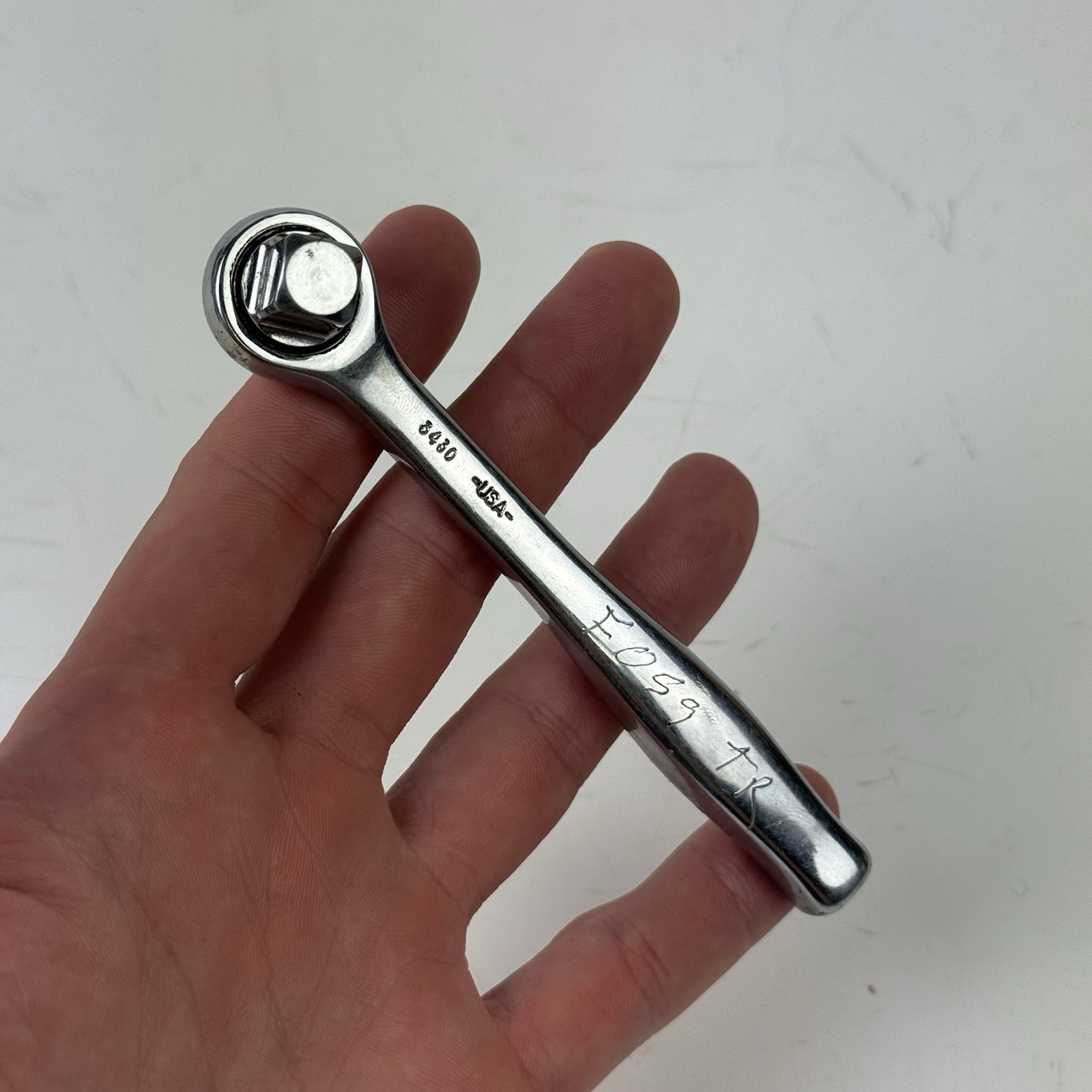 Wright Tool Compact Contour Handle Ratcheting Socket Wrench 3/8" Drive 3430 gallery