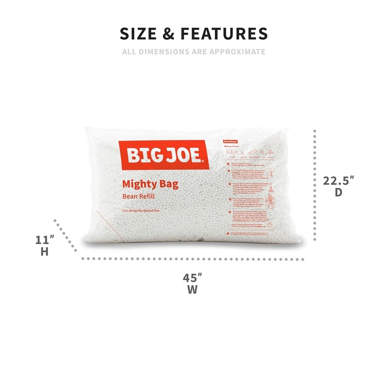 Polystyrene Beans 100L Refill for Bean Bags Crafts Filling Material gallery