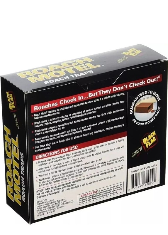 Black Flag Roach Motel Roach Bait & Glue Trap (2-Pack) HG-11020 Pack of 12 Black gallery