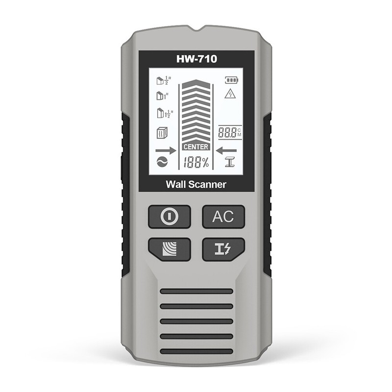 Stud Finder 6 in 1 Multi-Function Wall Stud Scanner Sensor Detector LCD Display gallery