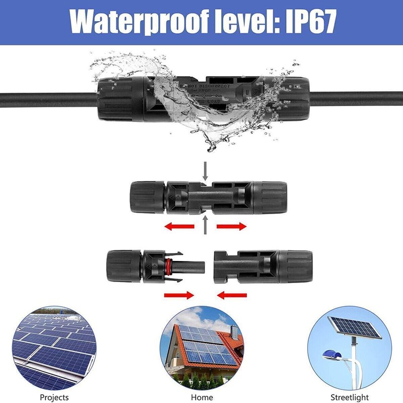 24/12PCS Solar Panel Cable Wire Connectors Crimper PV Crimping Pliers Tool Set gallery
