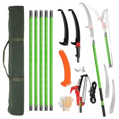 Tree Pruner Pole Saw 24 FT Detached Trimmer Saw Telescopic