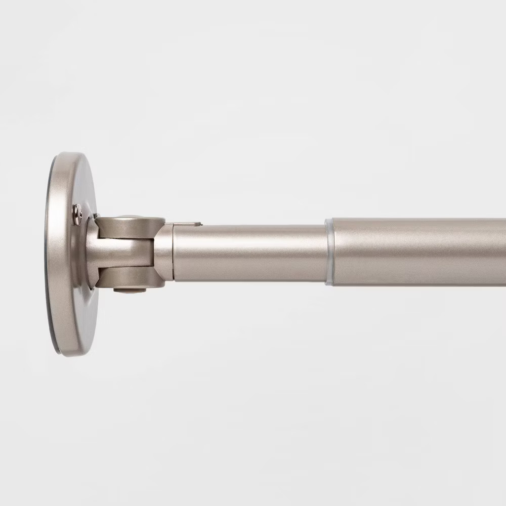 Rust Resistant Rotating Curved Rod Nickel - Made By Design gallery