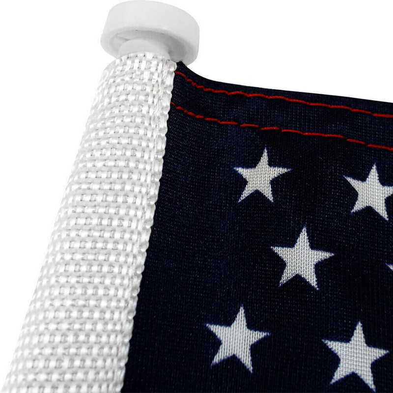 (2 PACK) USA Car Flag Double Sided American Car Flag Car Window Flag 100D gallery