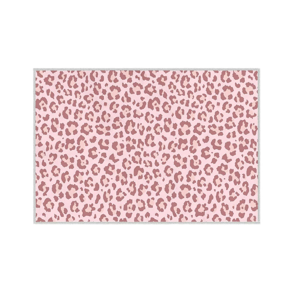 Maydunlay Leopard Rug 2X3 Washable Area Rugscheetah Print Rugsultra-Thin Soft gallery