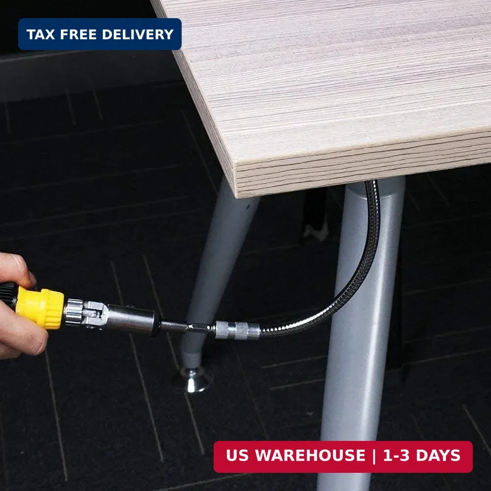 2pc Flexible Extension Drill Bit Holder Flex Shaft Impact Driver for Hand Ratche gallery