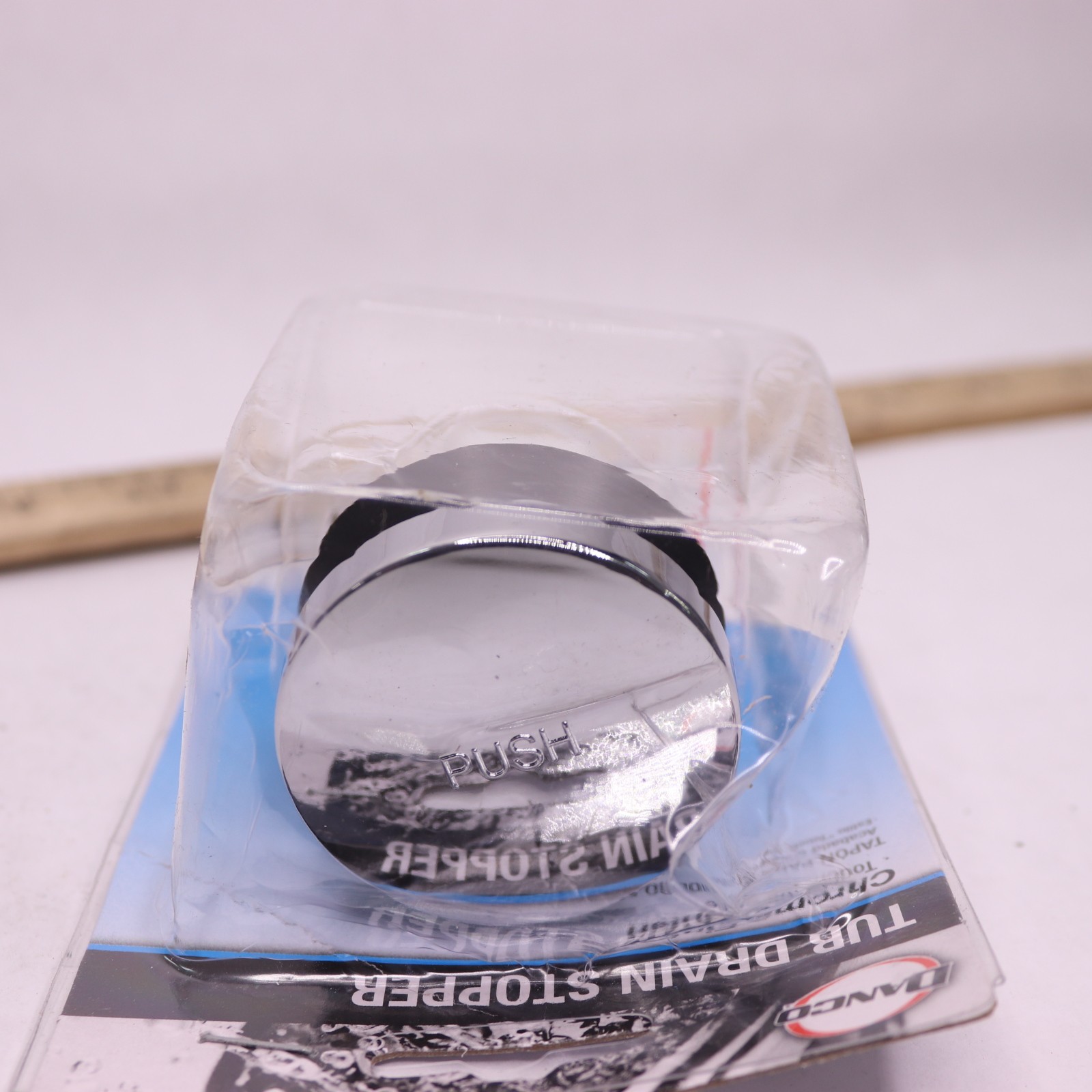 Danco Universal Touch-Toe Push Button Tub Stopper Chrome 2 x 2-1/4 80811 gallery