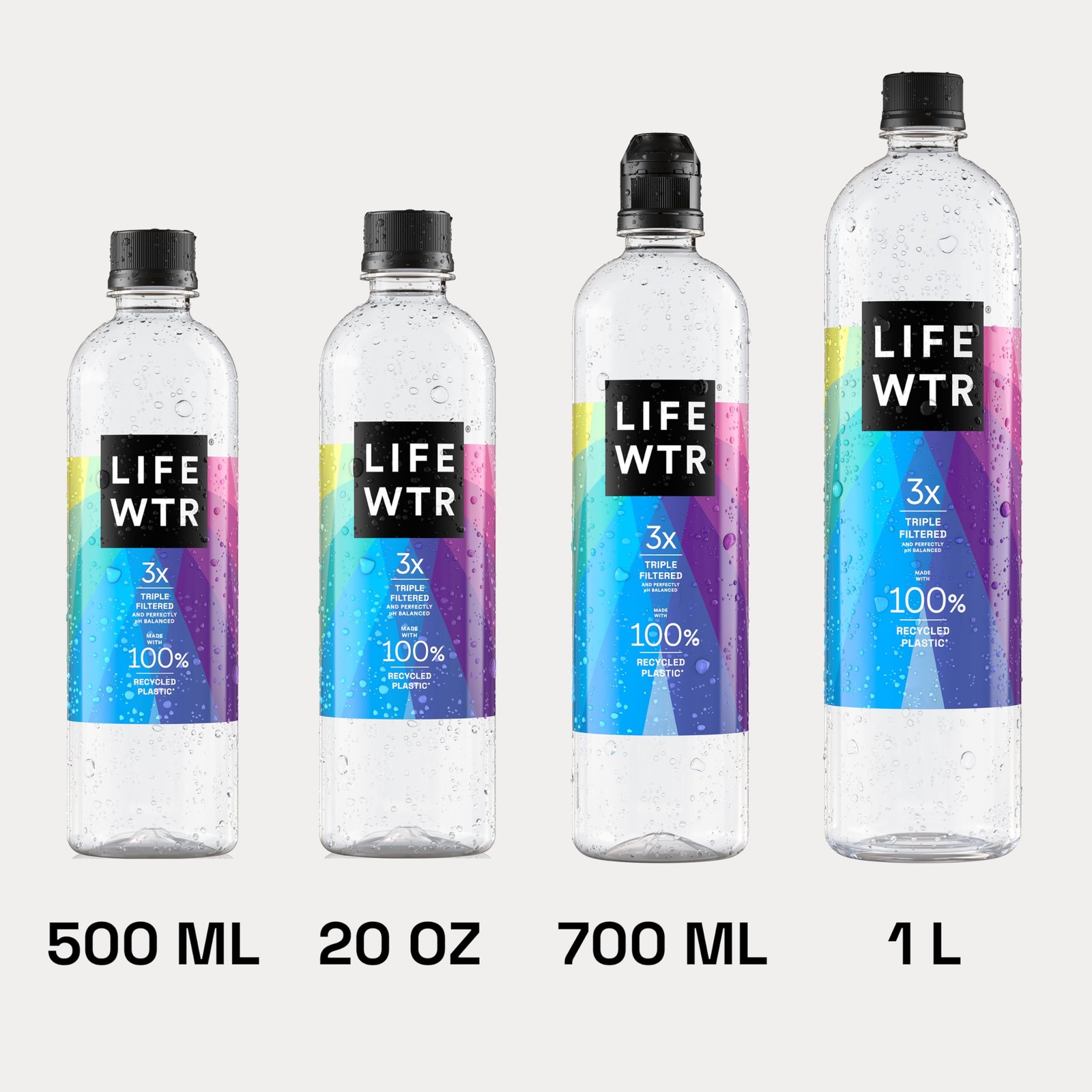 LIFEWTR Premium Purified Water, pH Balanced with 33.8 Fl Oz (Pack of 6) gallery