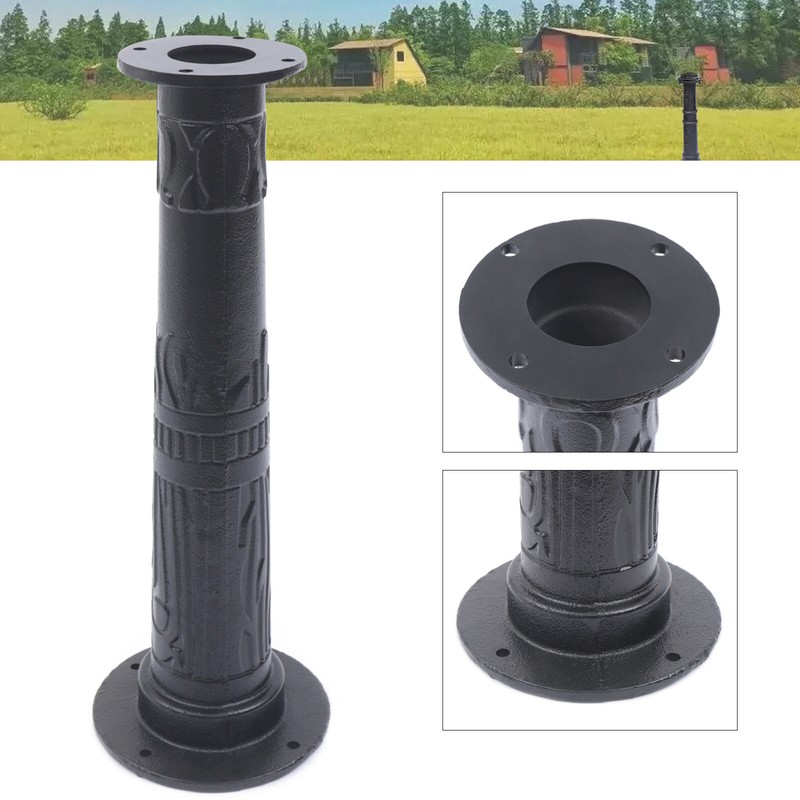 22cm*65cm Pitcher Pump Base Black Cast Iron Hand Pump Stand For Yard Garden gallery