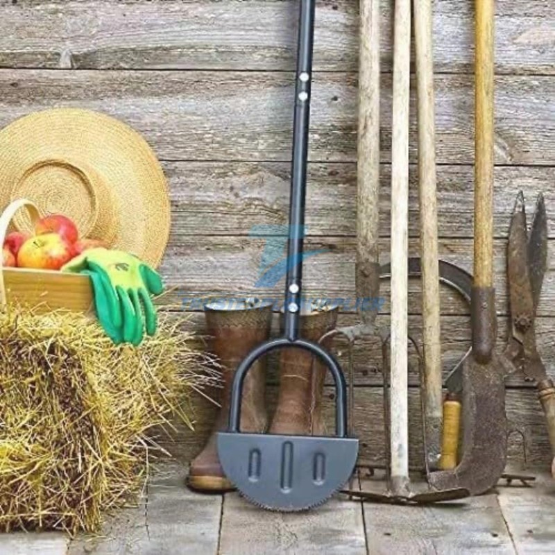 42" Manual Grass Edger Tool with V-Shape Serrated Blade Long Handle Garden Edger gallery