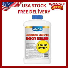 Sewer and Septic Root Killer for Trees Shrubs, Copper Sulfate 2 Pound