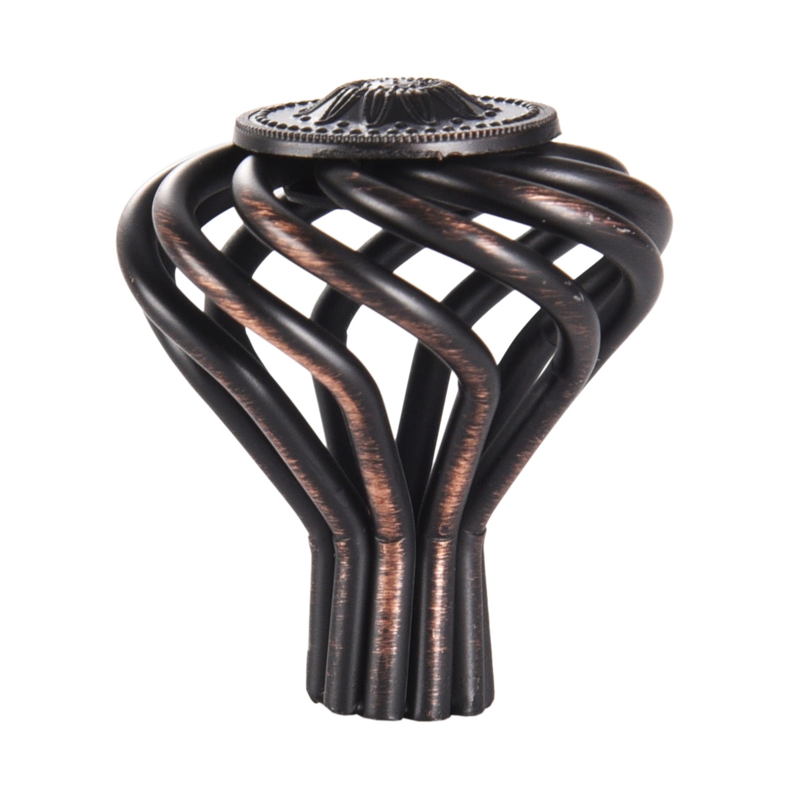 25 PCS Bird Cage Birdcage Flower Kitchen Cabinet Knobs Bronze 35MM 1 3/8 895ORB gallery