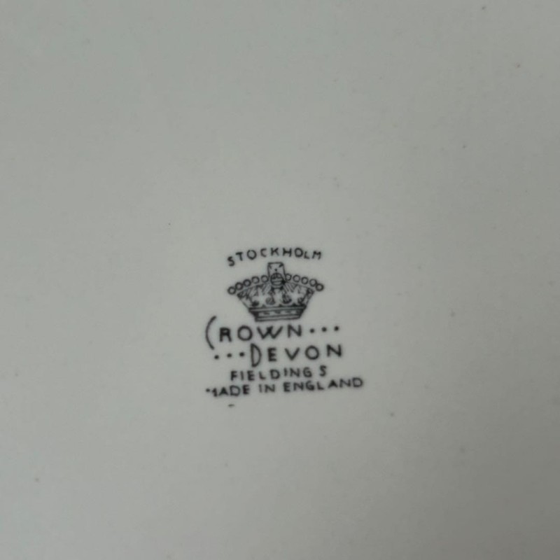 CROWN DEVON Crown Devon Plate Stockholm gallery