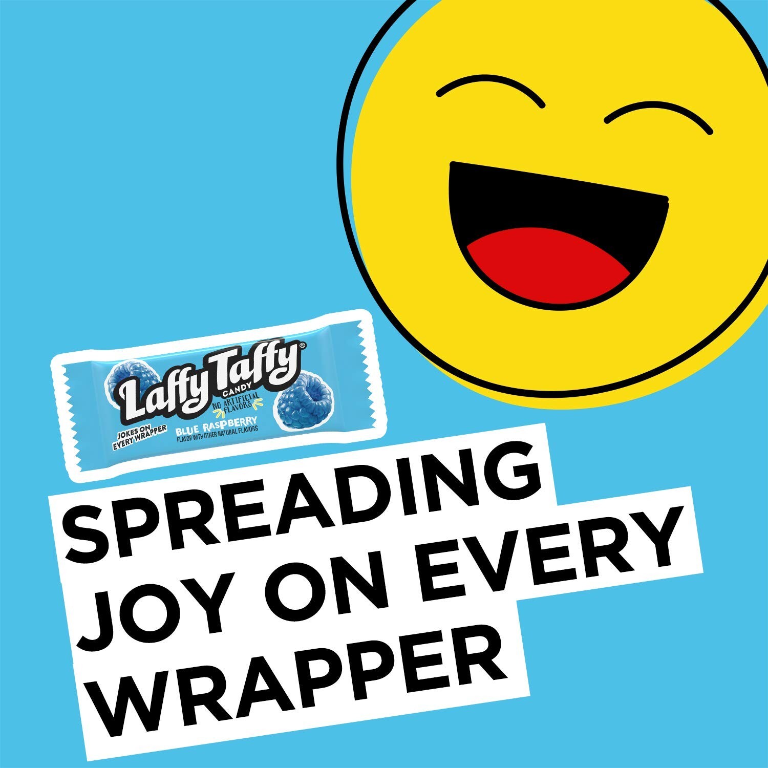 Laffy Taffy Candy Blue Raspberry Flavored Individually Wrapped Candy 145 Pieces gallery