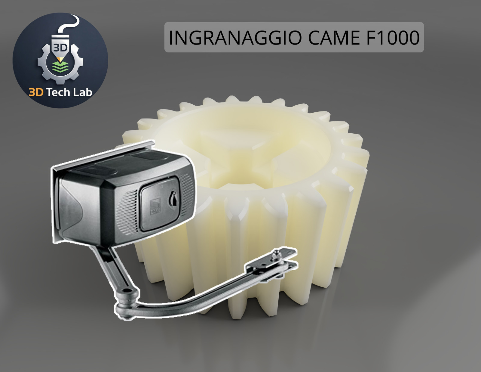 CAME F1000 Gear Compatible Replacement Nylon PA6 3D Printed gallery