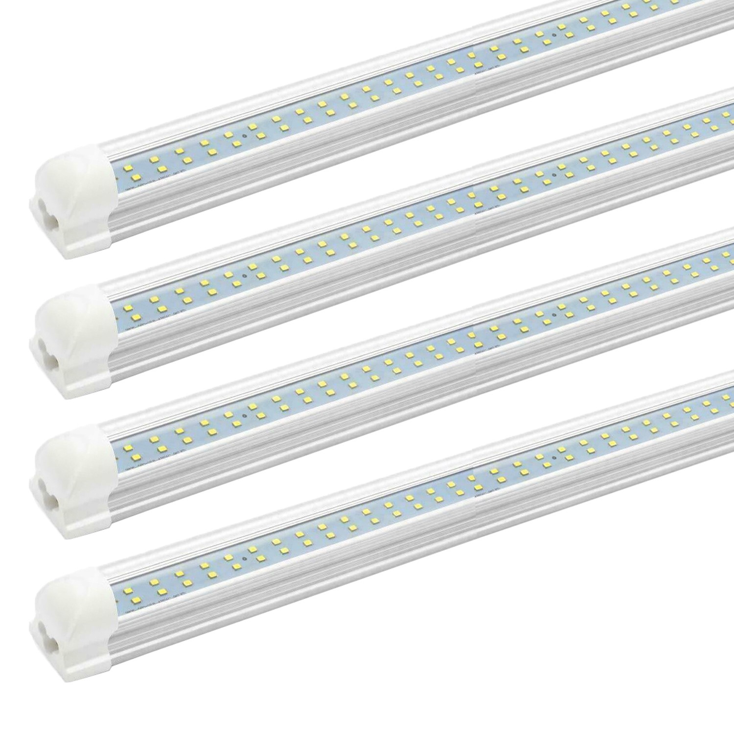 2FT LED Tube Light Fixture T8 Shop Lights 20W 2500LM V-Shape 6000K Cool White gallery