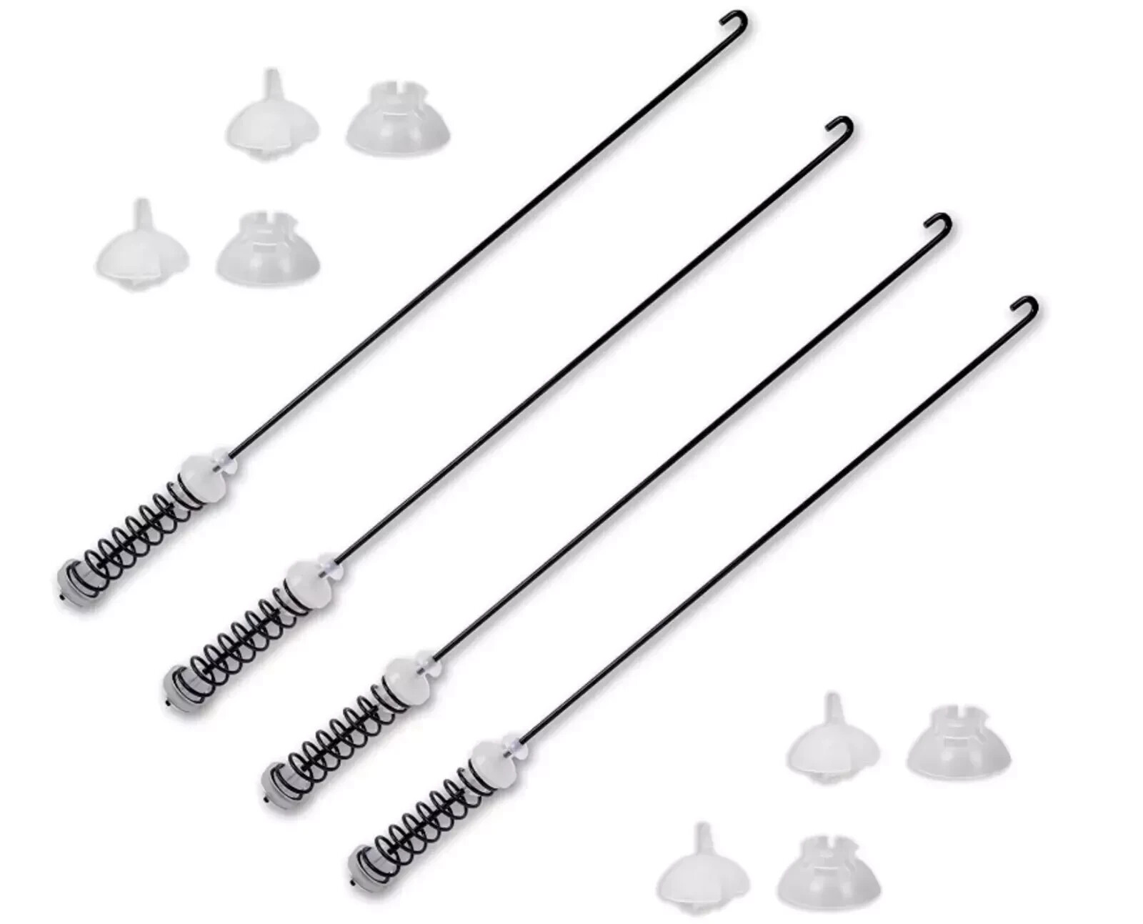 4Pcs Washer Suspension Rod Kit For Whirlpool WTW4800BQ0 WTW4800BQ1 WET4027HW0 gallery