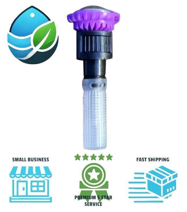 Purple Adjustable Rotary Nozzle 45-270 Degree Arc 10-21’ Feet Range For Garden gallery
