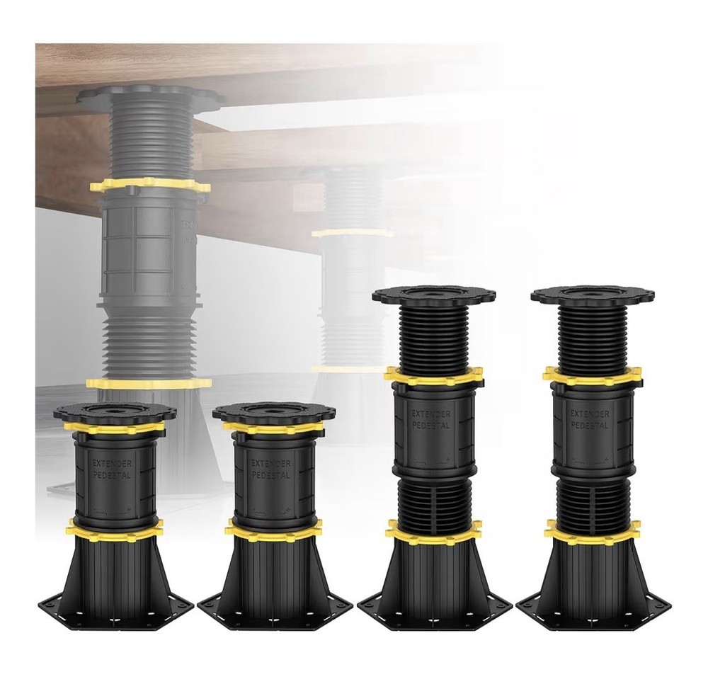 4 Pcs Adjustable Height Bed Support Legs 8.5-13 inch, Bed Slats Support