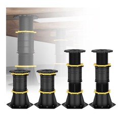 4 Pcs Adjustable Height Bed Support Legs 8.5-13 inch, Bed Slats Support