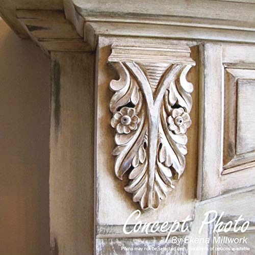 Ekena Millwork ROS03X03LFAL Rosette, 3 1/2"W x 3 1/2"H x 3/4"P, Alder gallery
