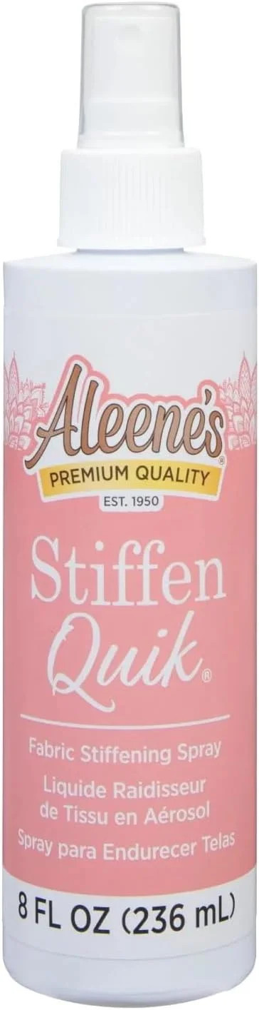 Aleene's 15581 Stiffen-Quick Fabric Stiffening Spray 8oz,Original Version, Packa gallery