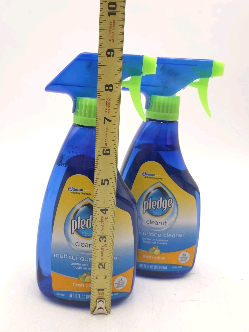 New Lot Of 2 Pledge Multi-Surface Clean It Fresh Citrus 16 Oz Bottles SC Johnson gallery