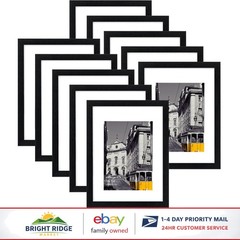 Lightweight Rectangular Picture Frames Set for Vertical or Horizontal Display