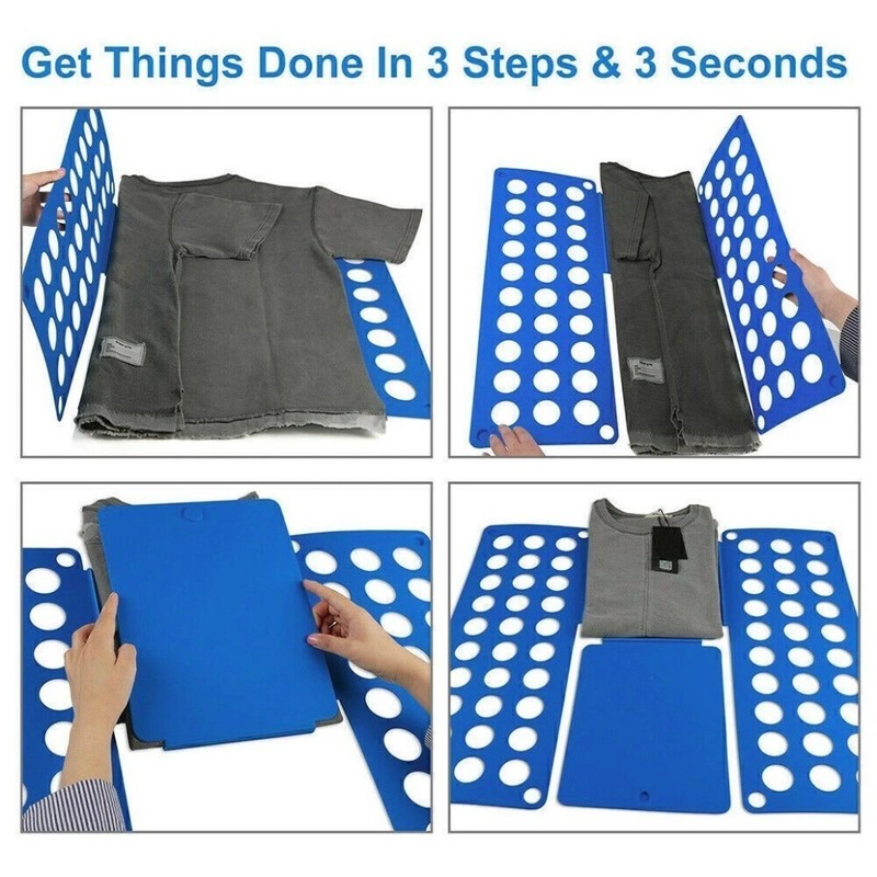 Clothes Folder Magic Folding Board Laundry T Shirt Fast Fold Flip For Adult gallery