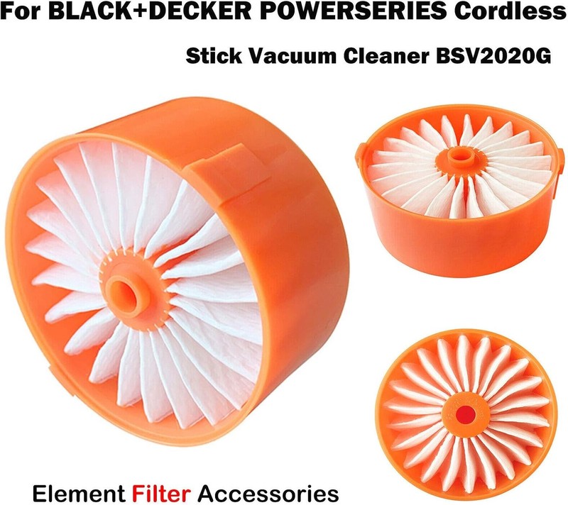 4 Pack Filter Element for BLACK DECKER POWERSERIES Cordless Stick Vacuum gallery