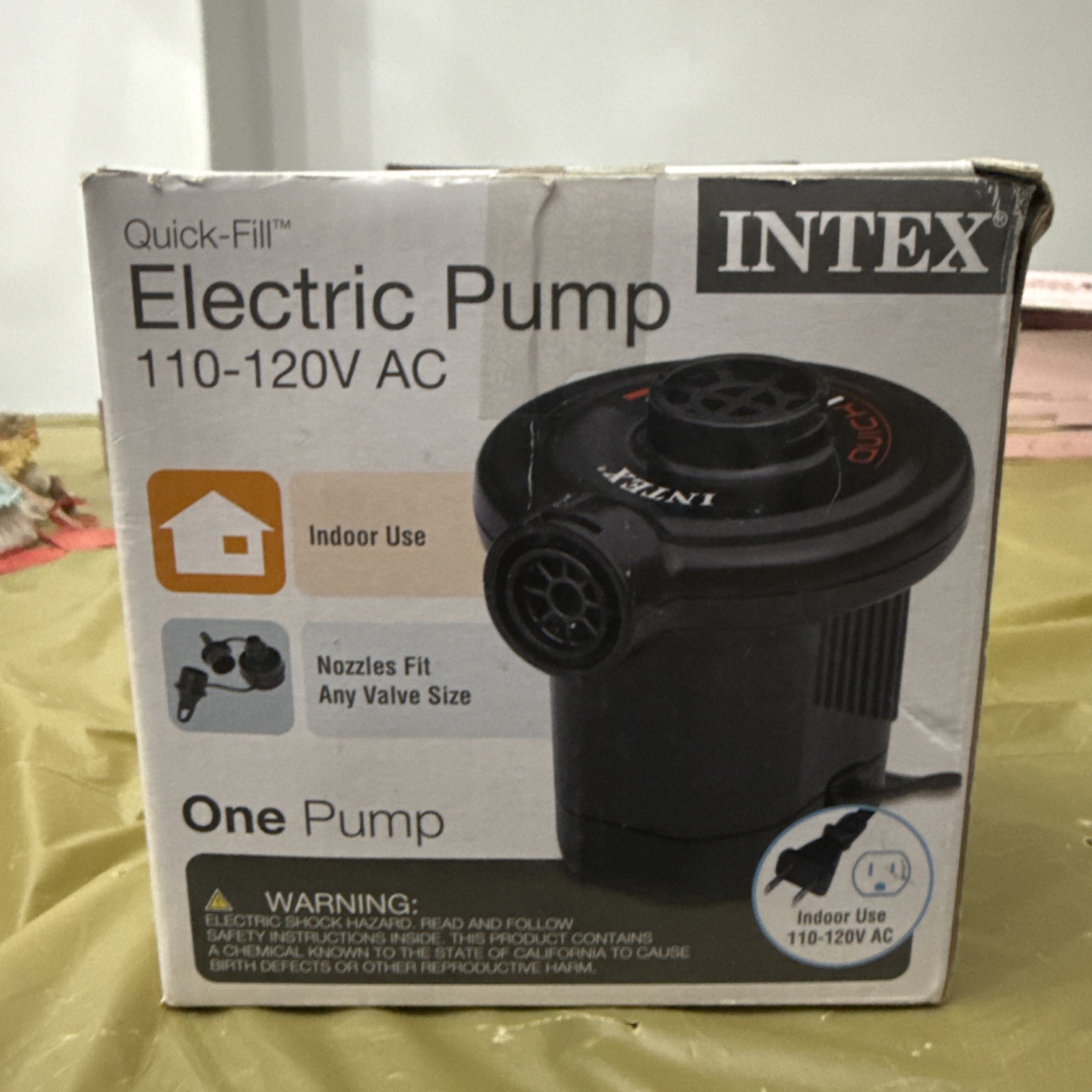 Intex Quick Fill Electric Pump 110-120V AC Inflates & Deflates gallery
