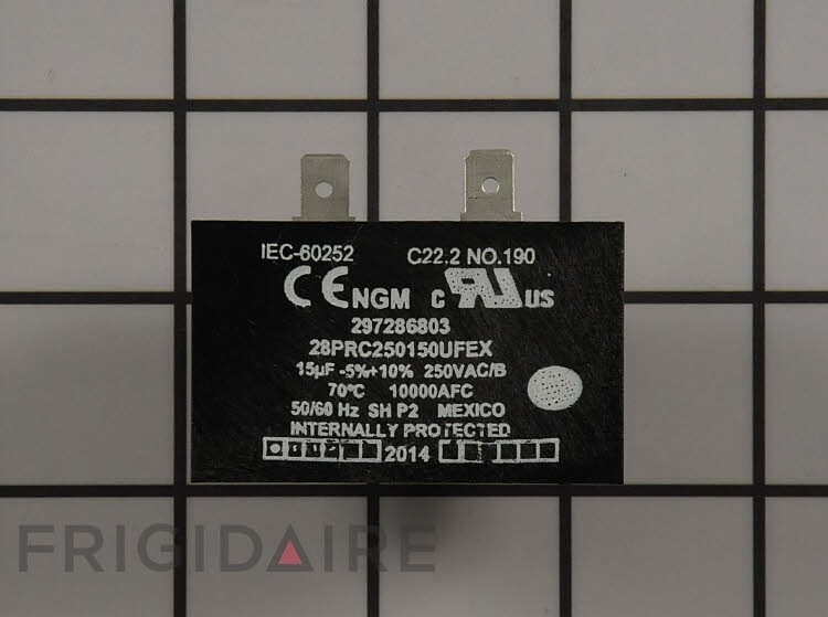 New Factory Original Electrolux Frigidaire Refrigerator Capacitor 297286803 gallery