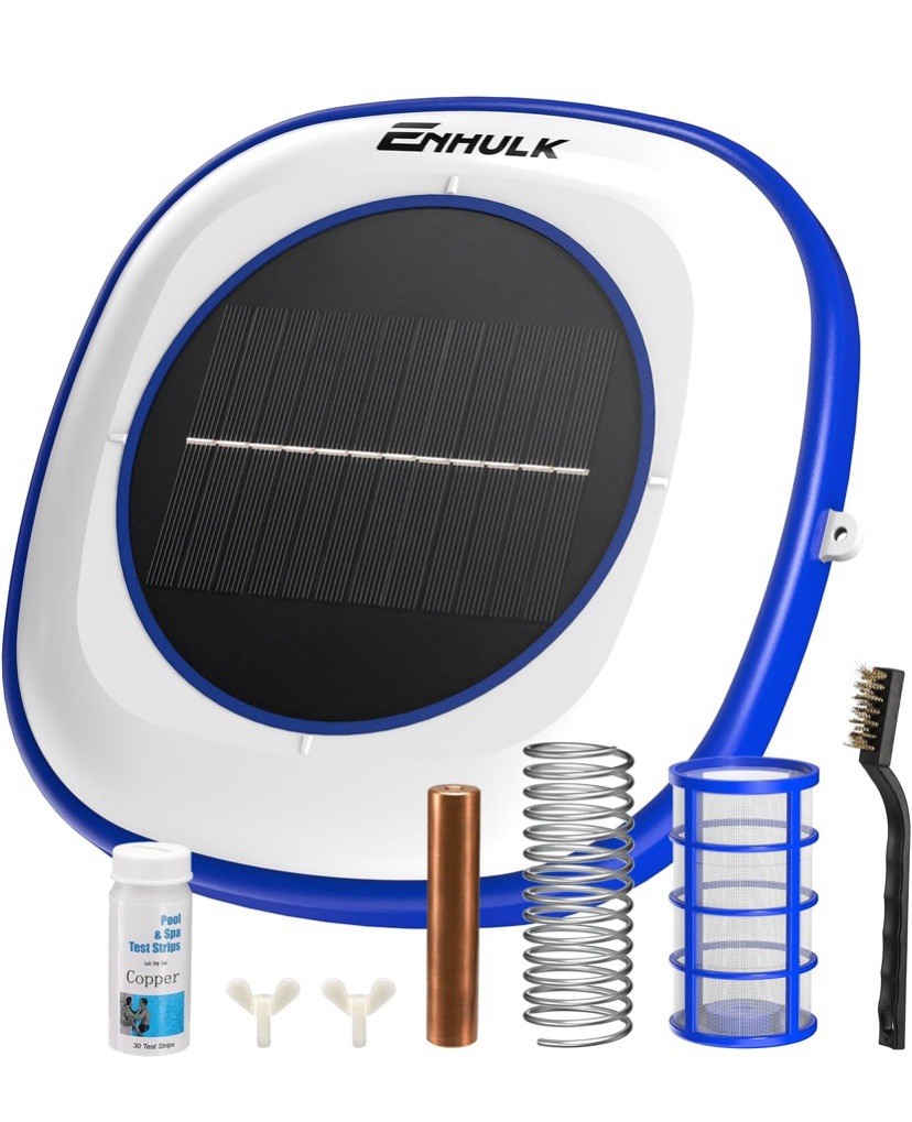 Solar Pool Ionizer - Floating Pool Cleaner for Swimming Pools Up to 45,000 Gal gallery