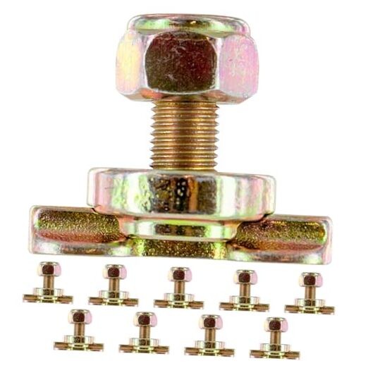 L Track Threaded Bolt Double Stud Fitting, (10 Pack) 5,500 Pounds 10 units gallery