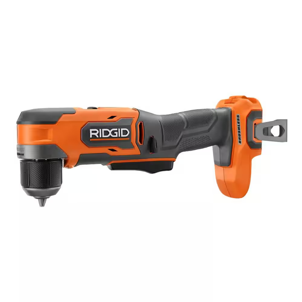 RIDGID 18V SubCompact Brushless Cordless 3/8 in. Right Angle Drill (Tool Only) gallery